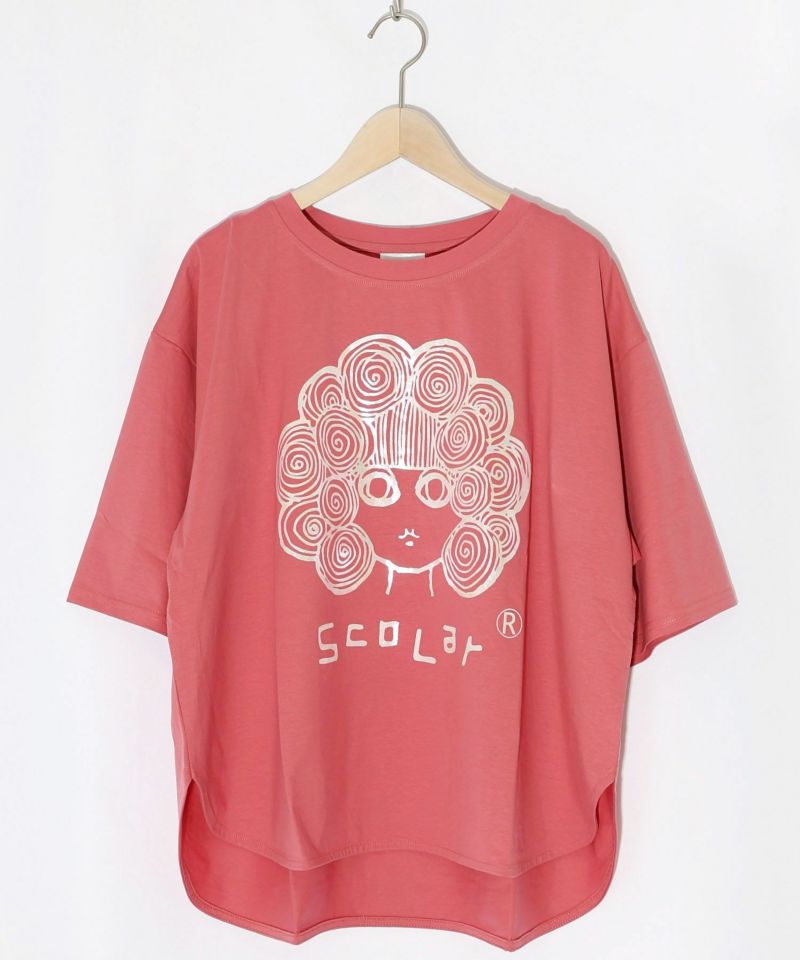スカラー箔プリント 接触冷感Tシャツ-7