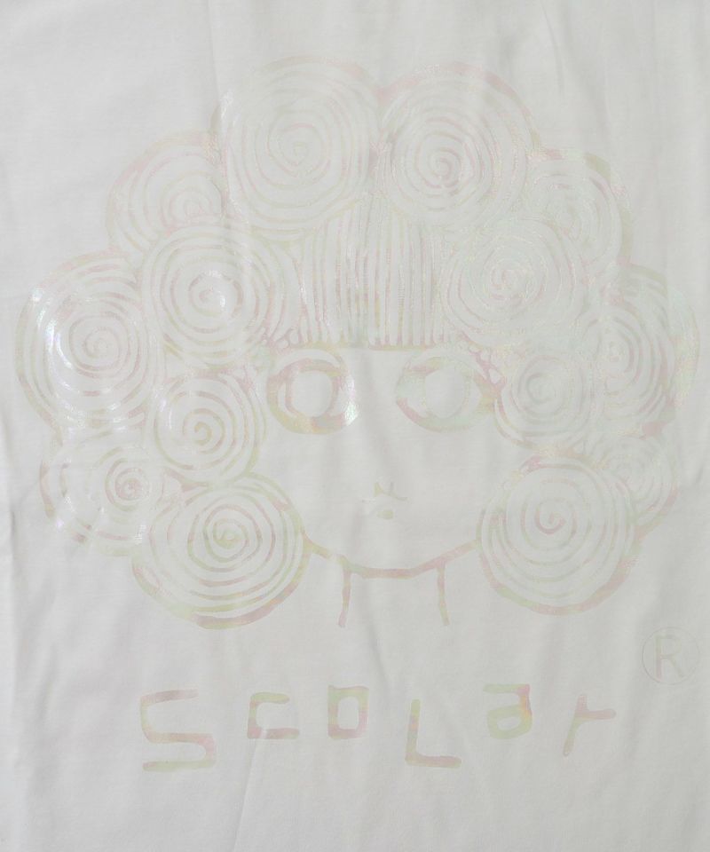スカラー箔プリント 接触冷感Tシャツ-8