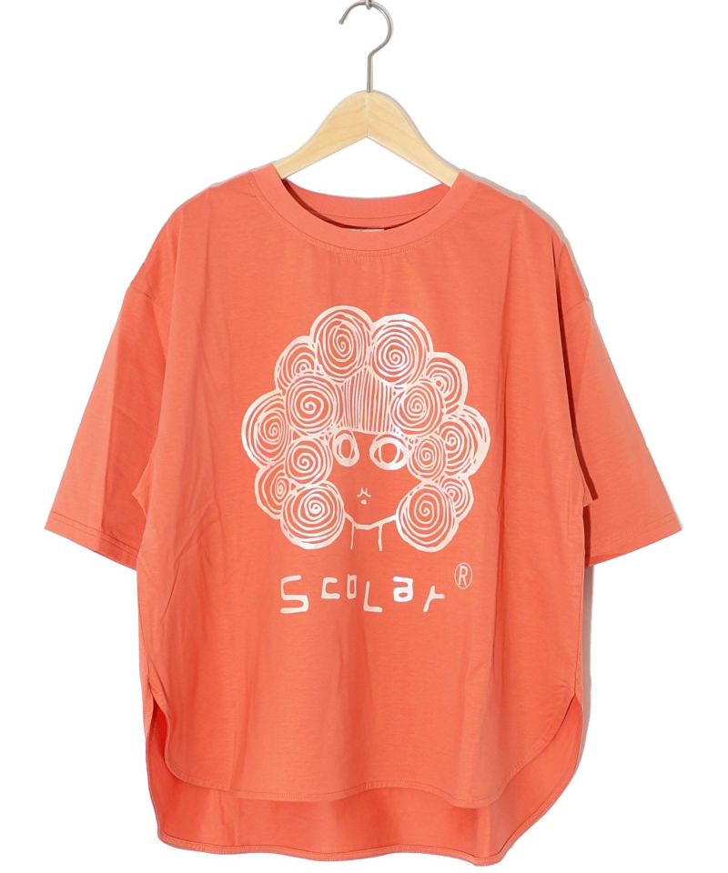 スカラー箔プリント 接触冷感Tシャツ-11