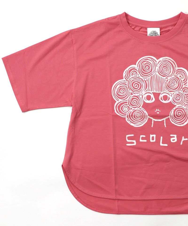 スカラー箔プリント 接触冷感Tシャツ-14