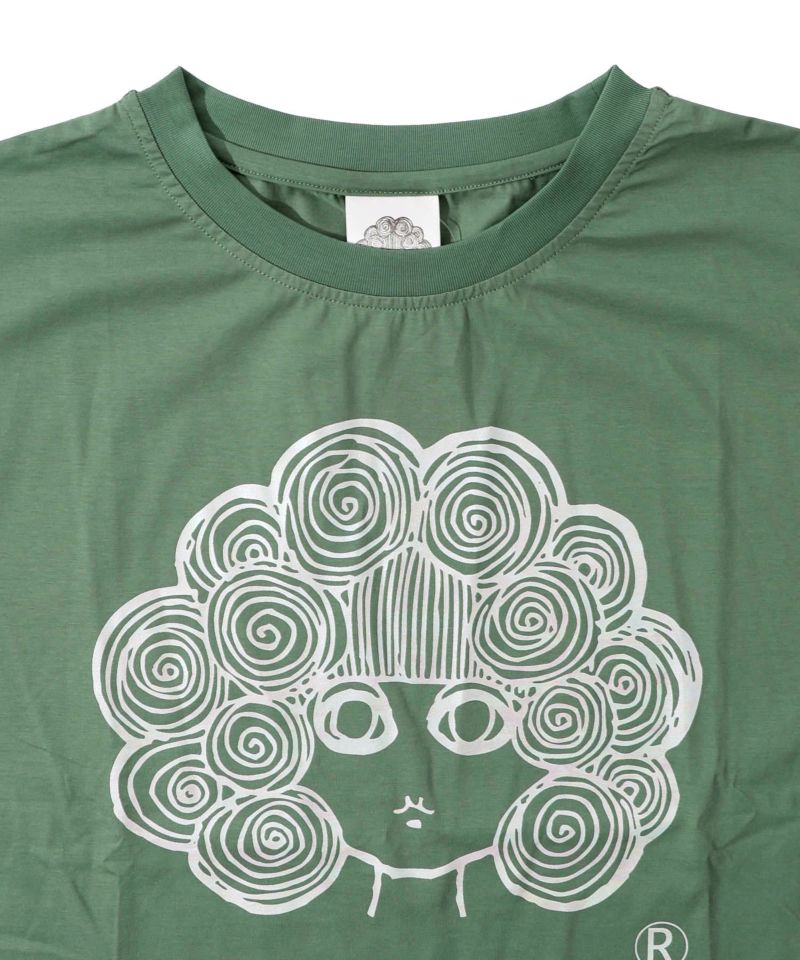 スカラー箔プリント 接触冷感Tシャツ-15