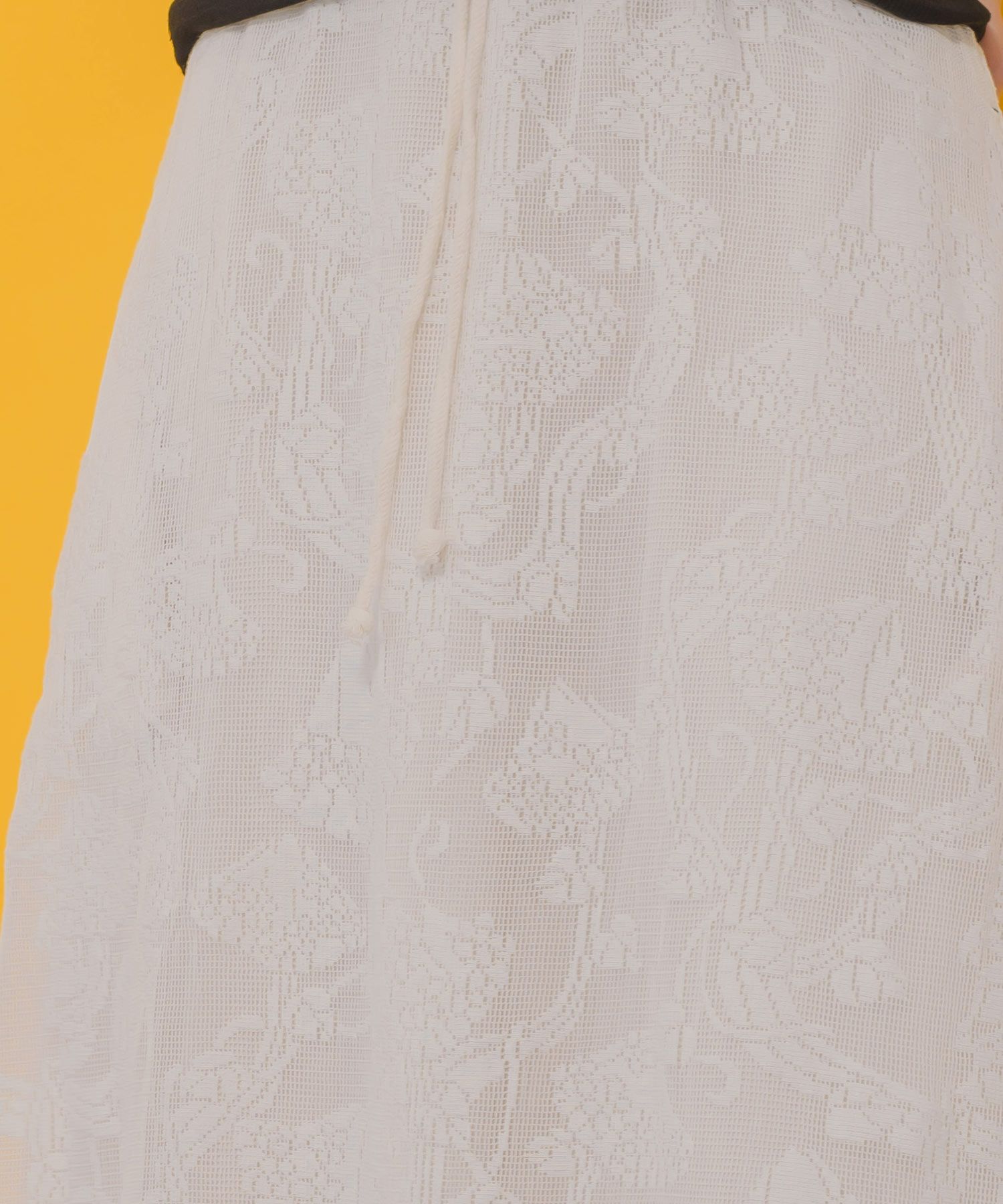 152655：オリジナルキノコ柄レーススカートの通販-ScoLar 