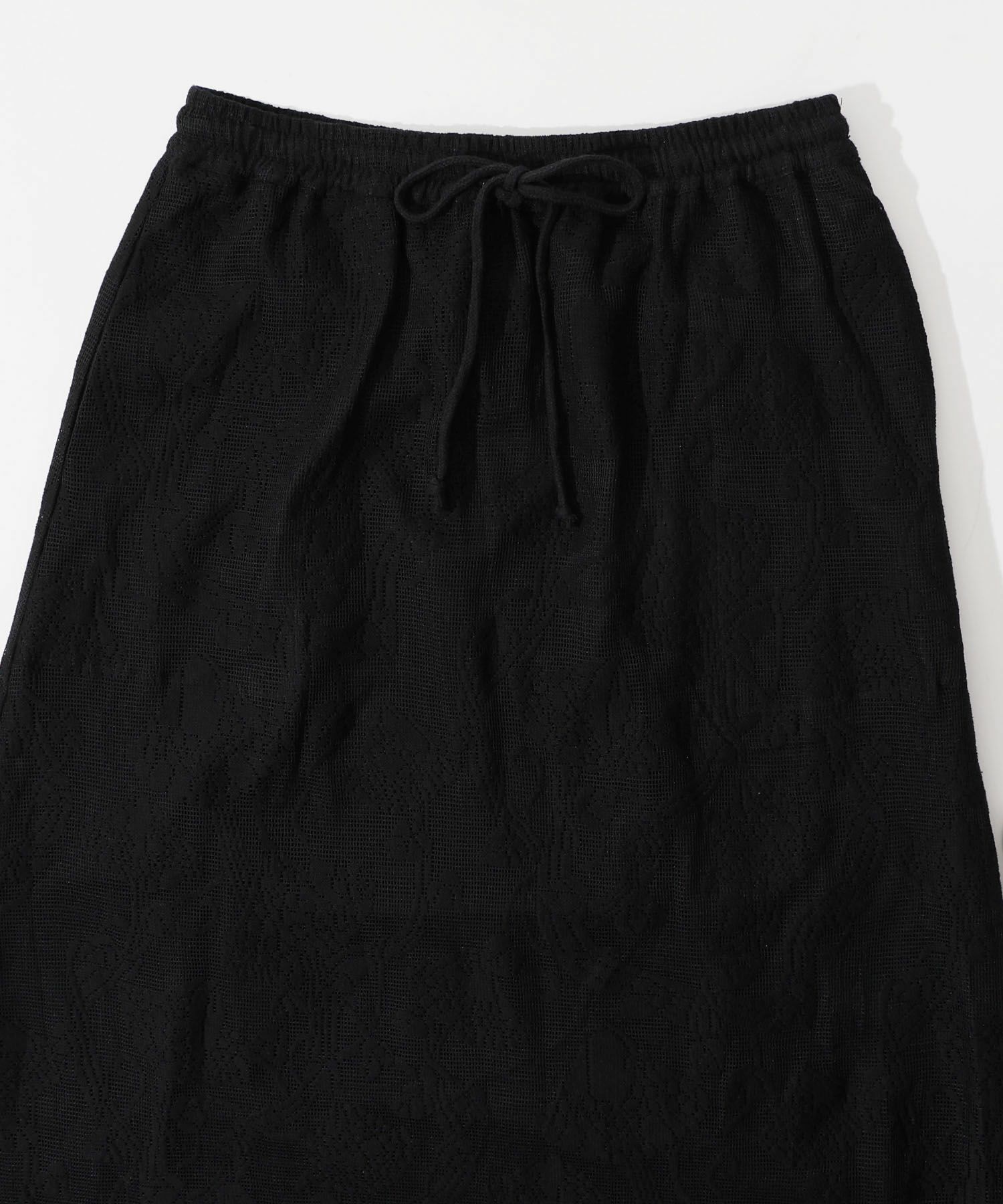 152655：オリジナルキノコ柄レーススカートの通販-ScoLar 