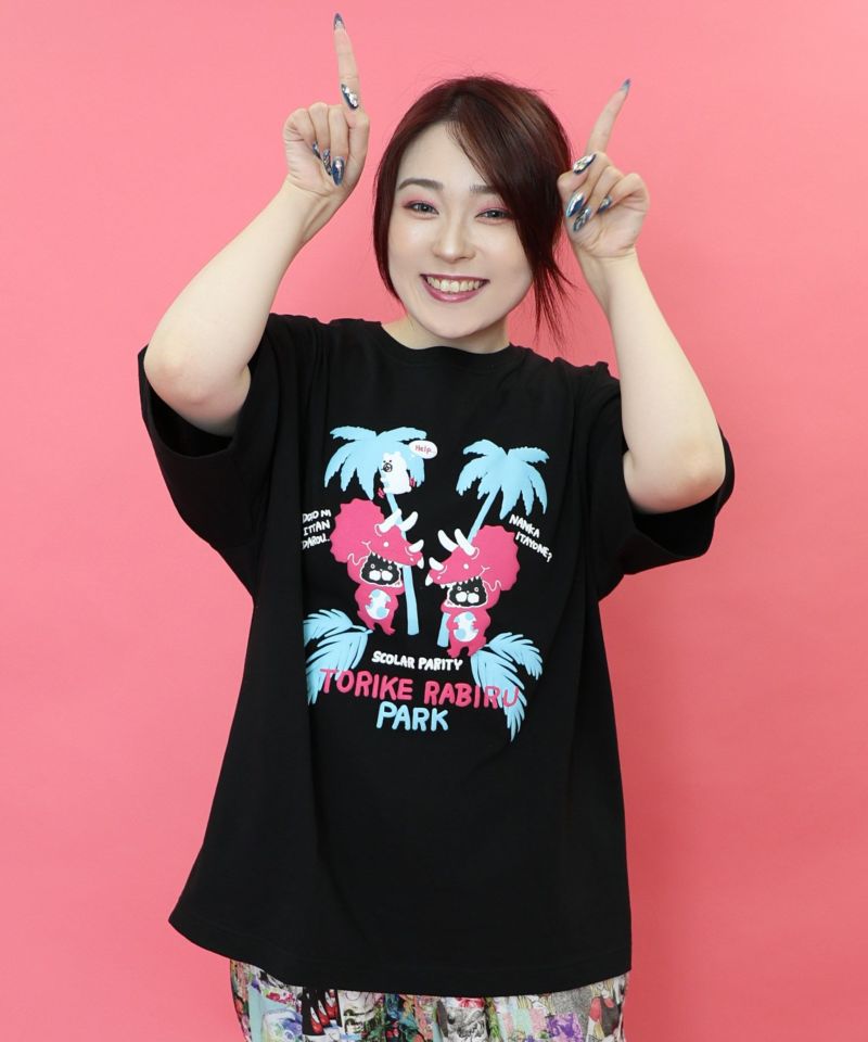 トリケラビル発泡プリントTシャツ-2