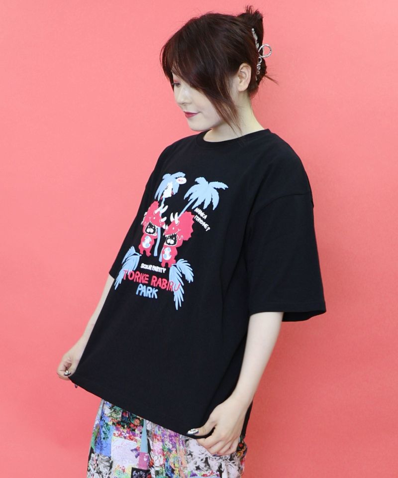 トリケラビル発泡プリントTシャツ-4