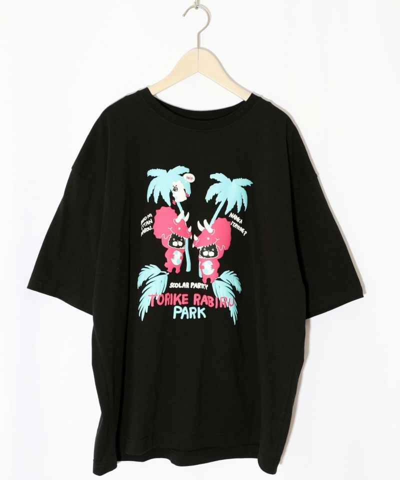 トリケラビル発泡プリントTシャツ-9