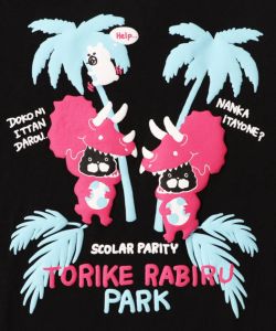トリケラビル発泡プリントTシャツ-10