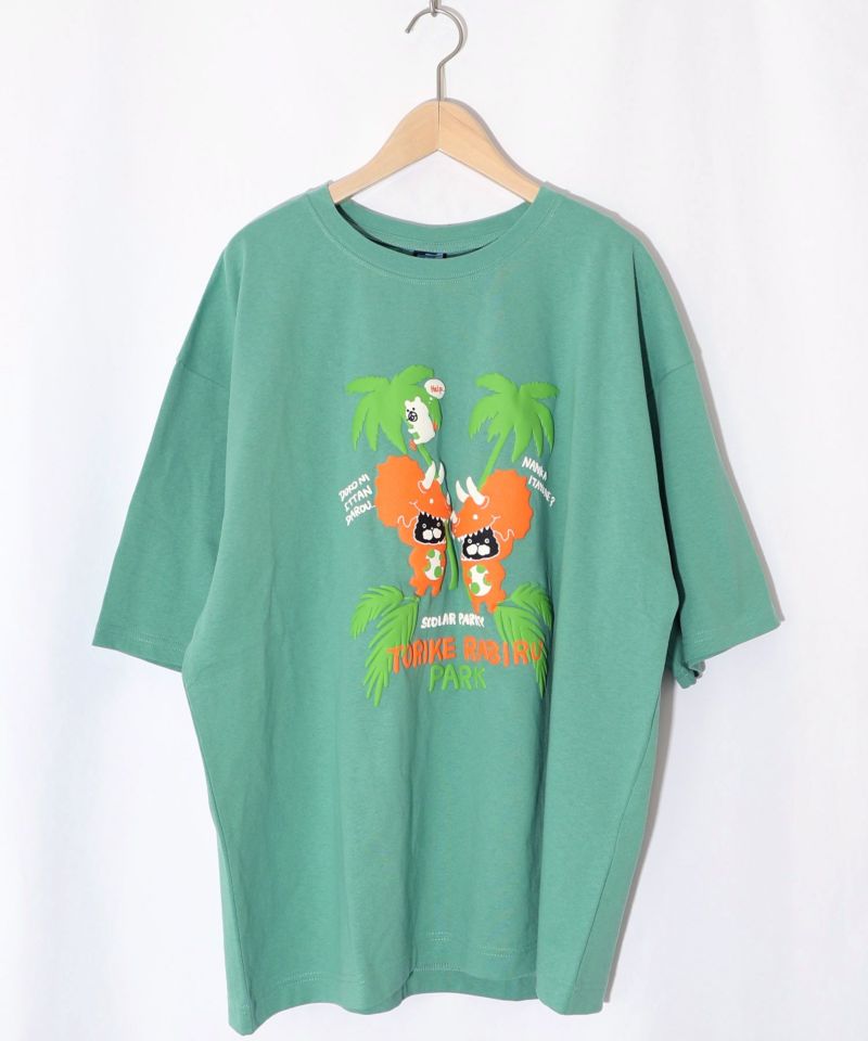 トリケラビル発泡プリントTシャツ-13