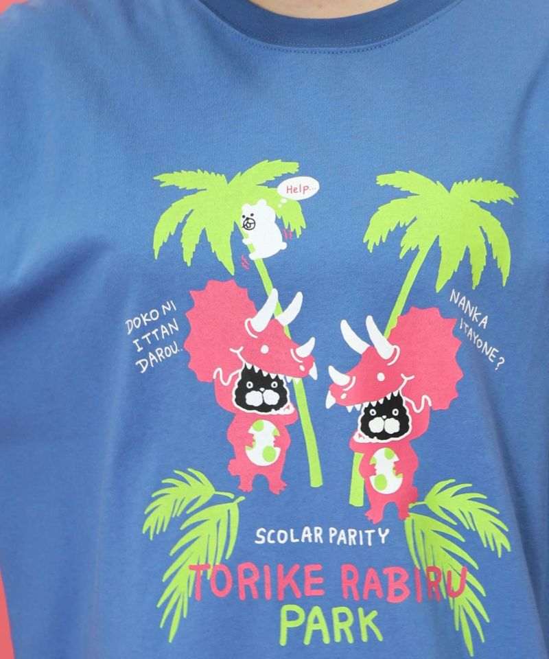 トリケラビル発泡プリントTシャツ-19