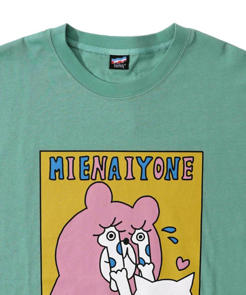 ネコとクマとチンアナゴ柄 BIG-Tシャツ-23