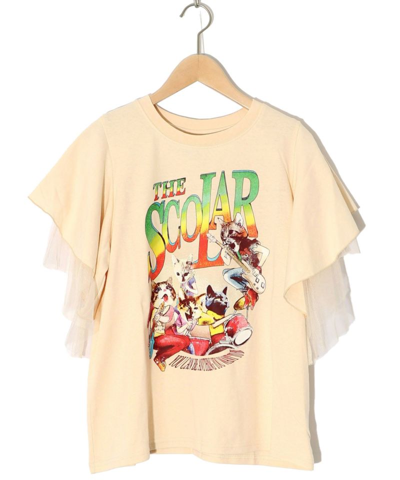 【ほぼ未使用】北欧インテリア 雑貨　まとめ売り 152664：ネコ×ロック柄 メッシュ切替Tシャツの通販-ScoLar