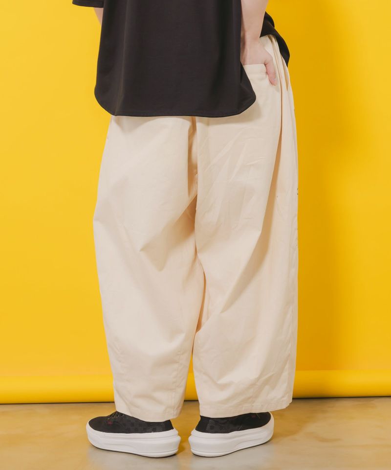 ツイルorデニム スカラープリントパンツ-22