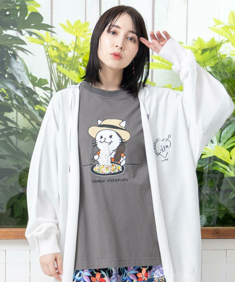 仲宗根泉(HY)コラボ 接触冷感ロゴカーディガン-10
