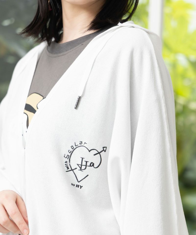 仲宗根泉(HY)コラボ 接触冷感ロゴカーディガン-15