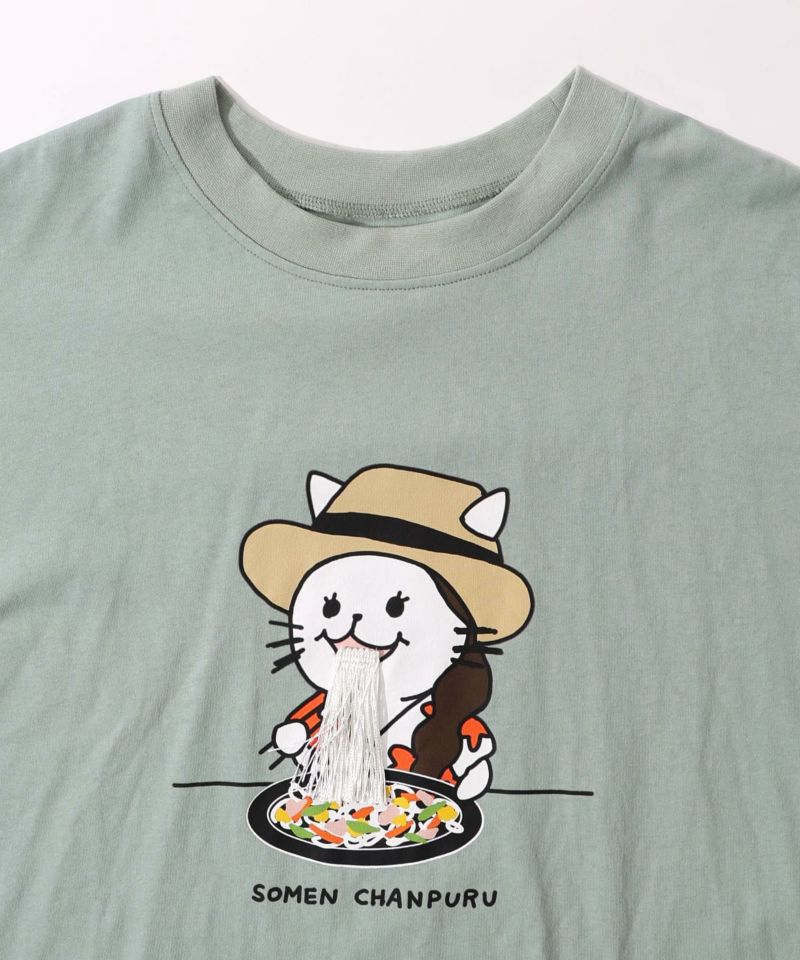 仲宗根泉(HY)コラボ そうめんチャンプルー柄Tシャツ-22