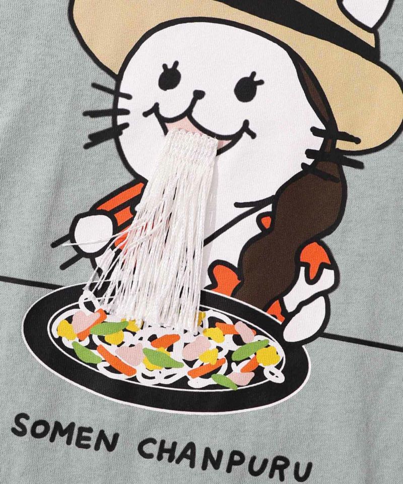 仲宗根泉(HY)コラボ そうめんチャンプルー柄Tシャツ-27