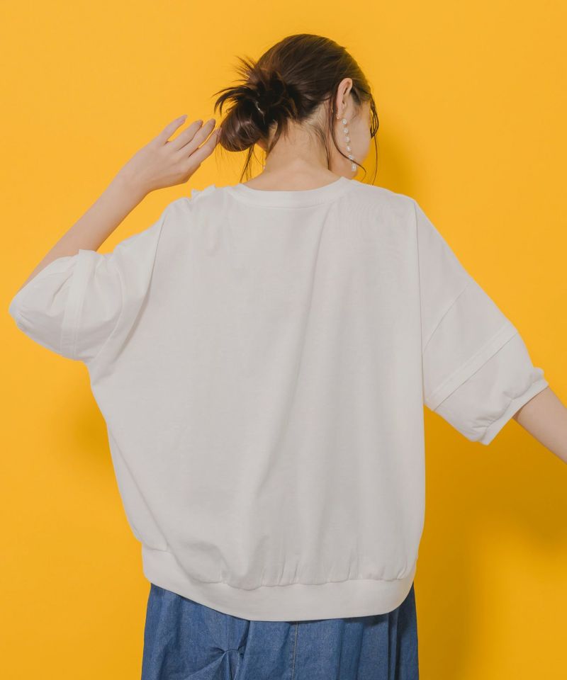 チュール×シフォン フリルプルオーバー-5