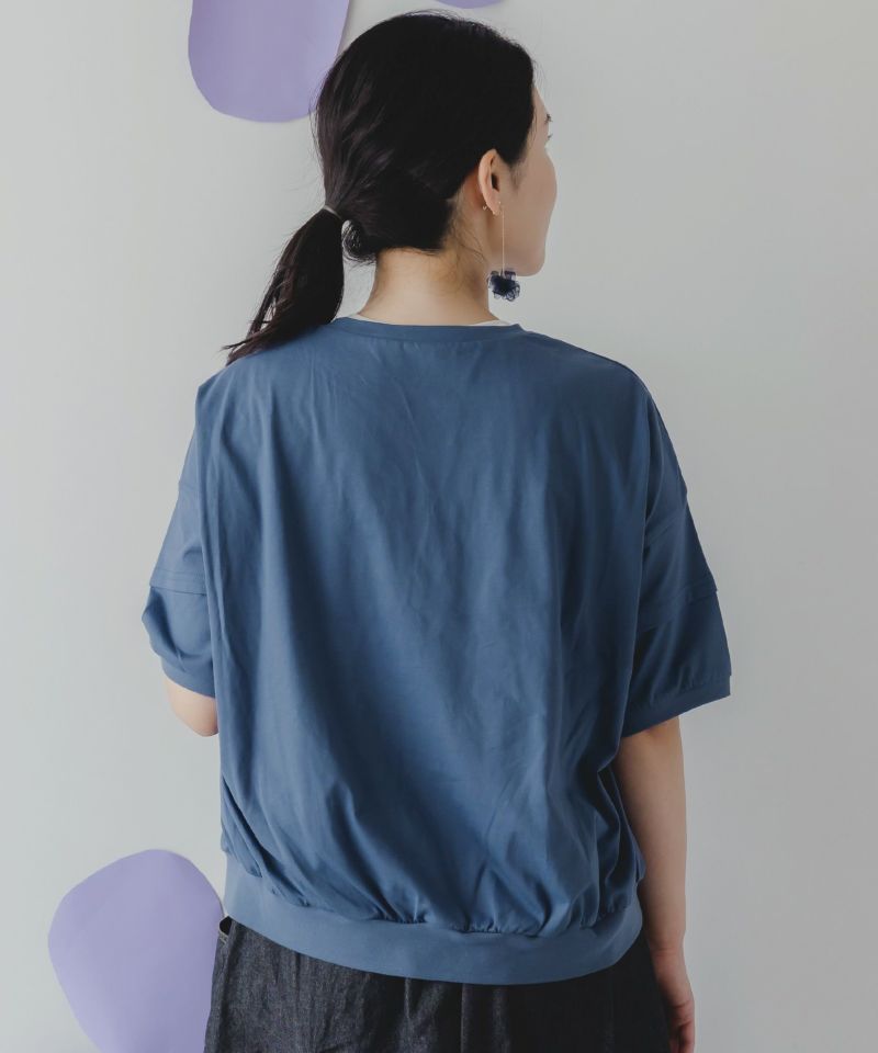 チュール×シフォン フリルプルオーバー-15