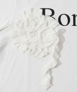 ボヌールロゴ レーステープTシャツ-9