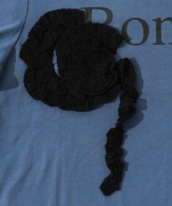ボヌールロゴ レーステープTシャツ-11