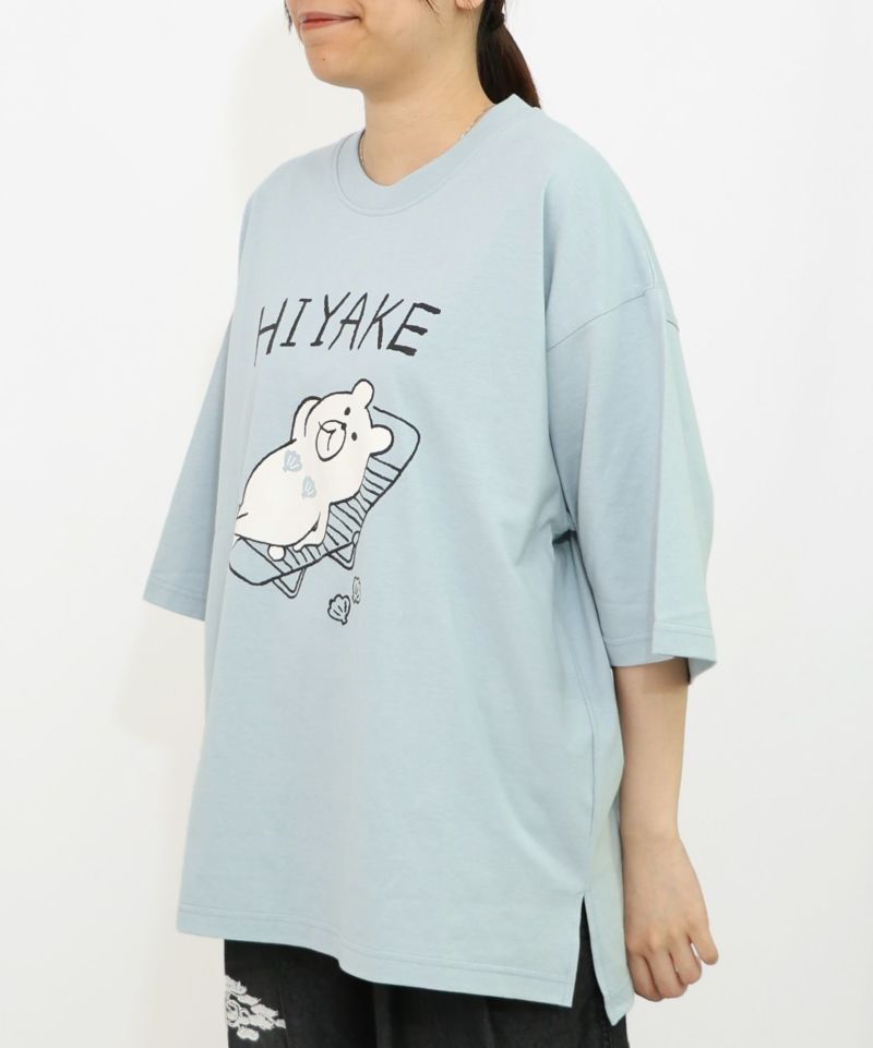 HIYAKEクマ柄シャツ-17
