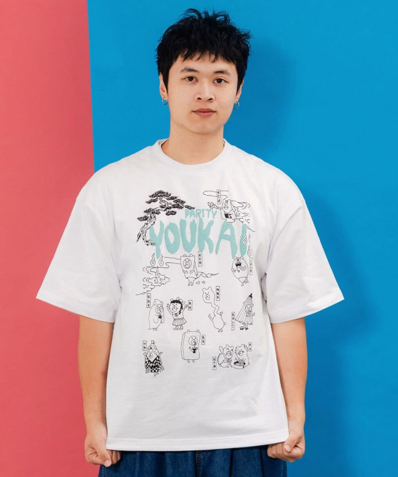 Parityのクマ妖怪Tシャツ-1