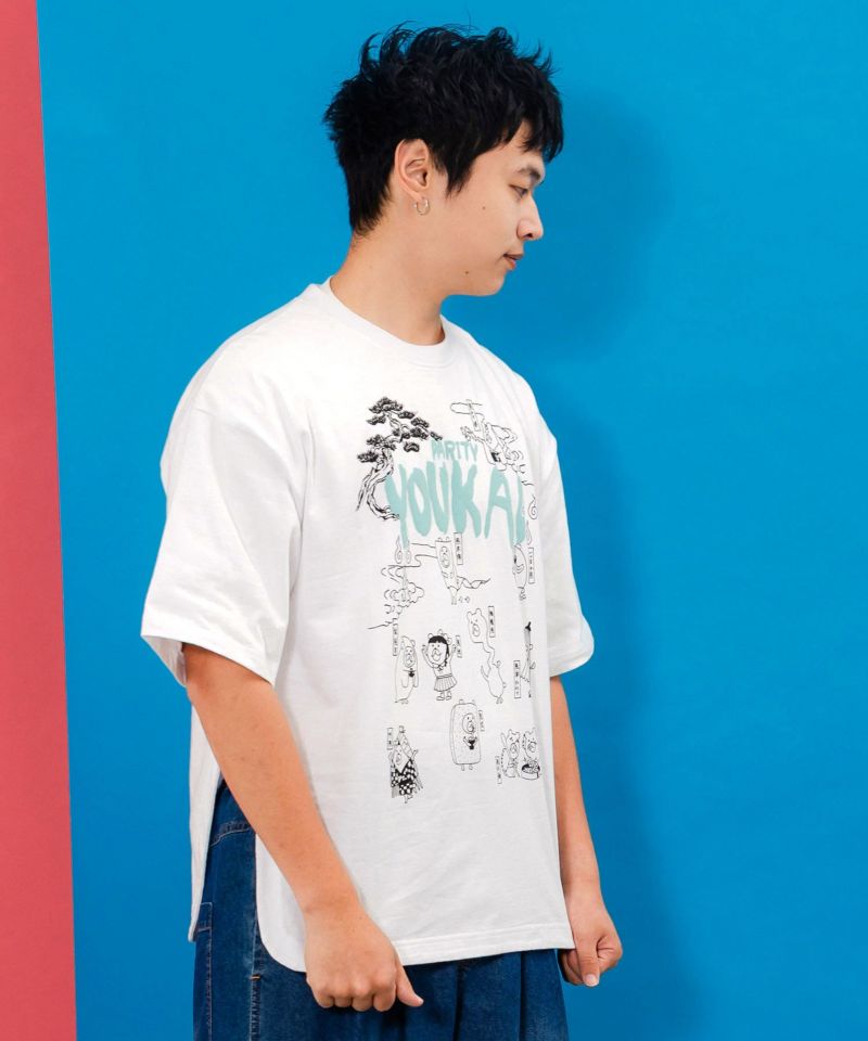 Parityのクマ妖怪Tシャツ-4