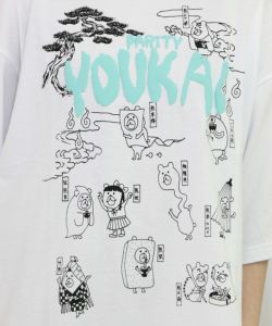 Parityのクマ妖怪Tシャツ-9