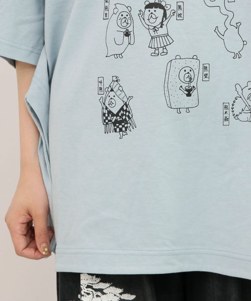 Parityのクマ妖怪Tシャツ-24