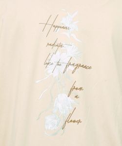 箔ラバープリント タックドロストワンピース-11