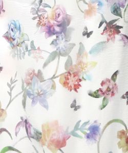 花柄シャイニーシアーパンツ-12