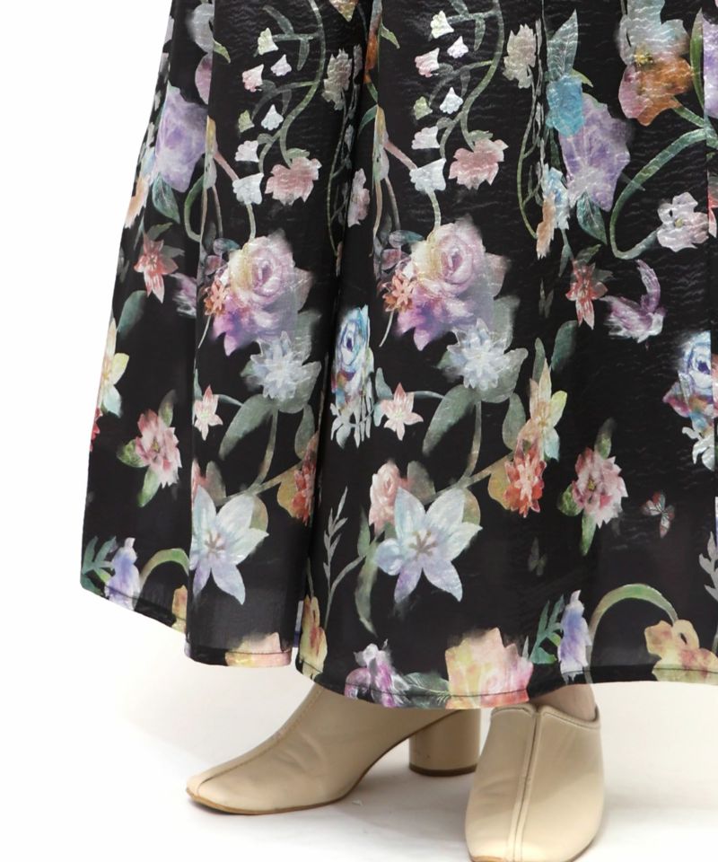 花柄シャイニーシアーパンツ-20
