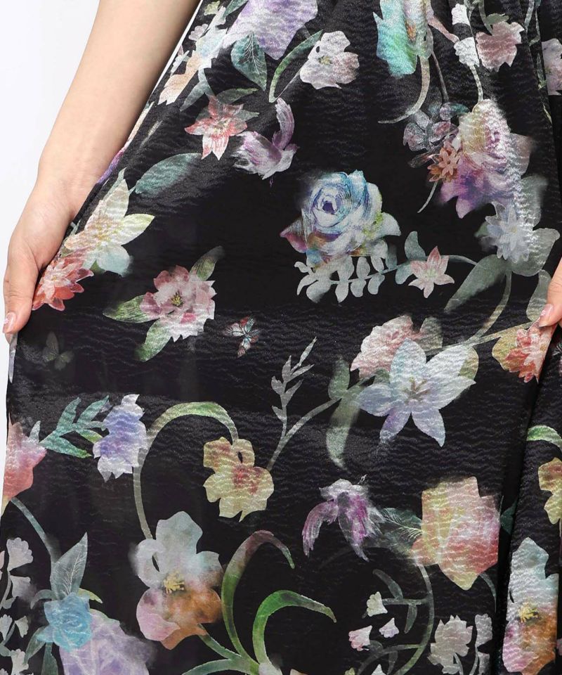 花柄シャイニーシアーパンツ-21