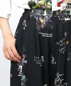 MIYAO ウールパンツ 花柄刺繍 サイズS 黒パンツ sanpo-bienvenue_b13627jb