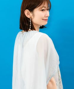 552247：マーメイドのお部屋柄 シアーチュニックの通販-ScoLar