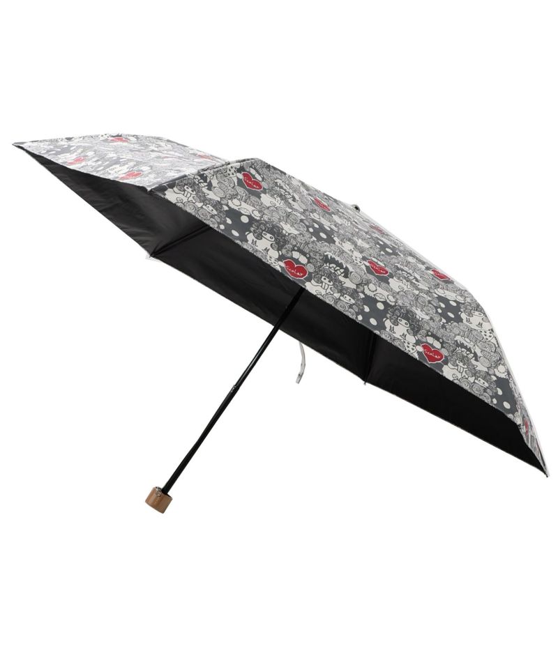 スカラー　652732：スカラーちゃん総柄 晴雨兼用UVカット折り畳み傘 652732：スカラーちゃん総柄 晴雨兼用UVカット折り畳み傘の通販