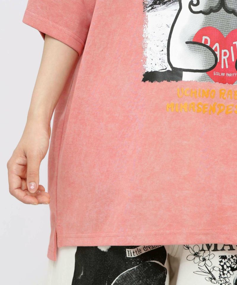 圧をかけるパパラビルTシャツ-27