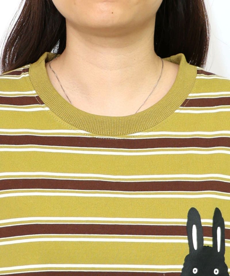 子探しパパラビル ボーダーTシャツ-30