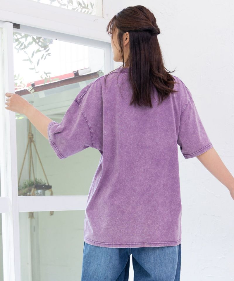 カオス柄ピグメントTシャツ-5