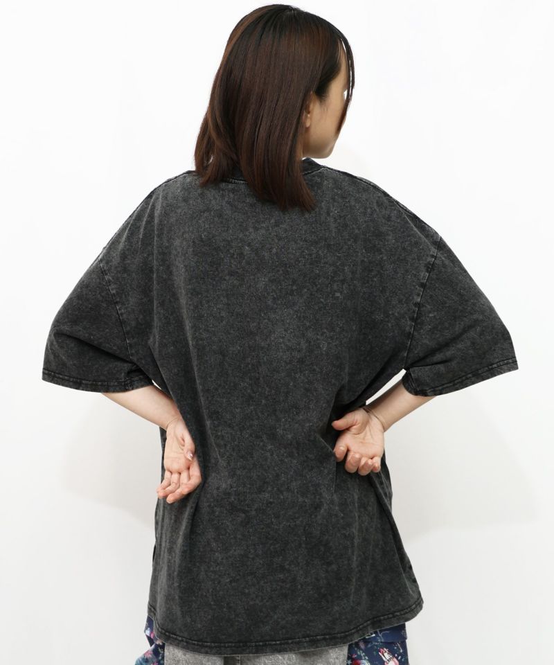 カオス柄ピグメントTシャツ-10