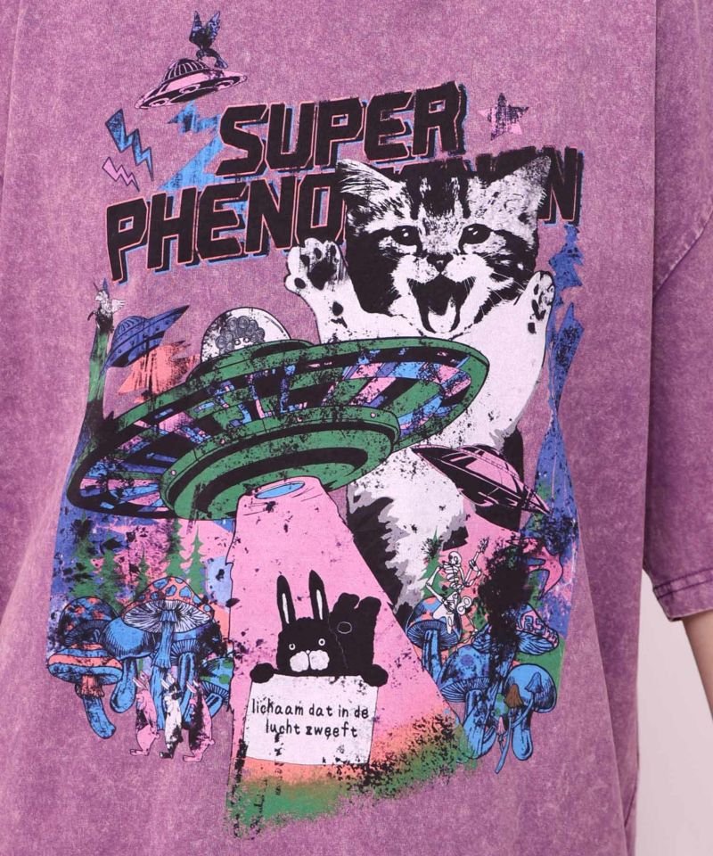 カオス柄ピグメントTシャツ-19