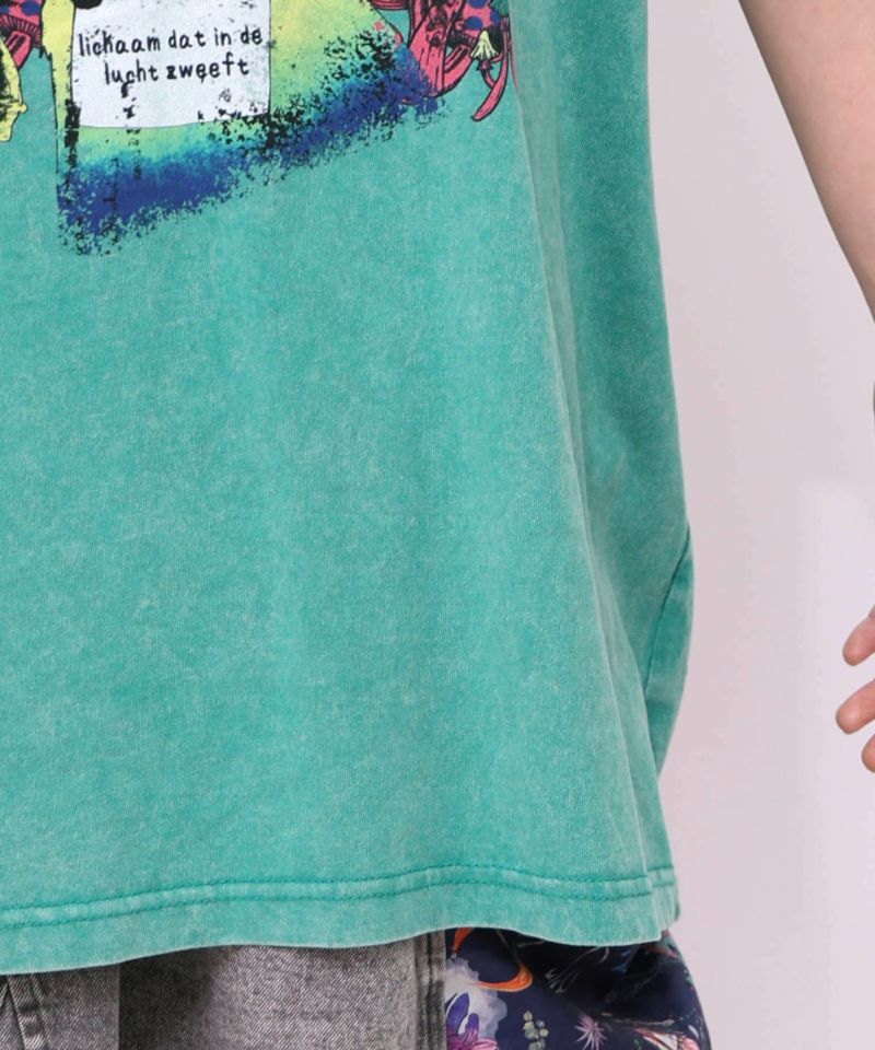 カオス柄ピグメントTシャツ-28