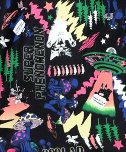 キノコ・POP・イチゴ柄 3柄展開シャツ-13