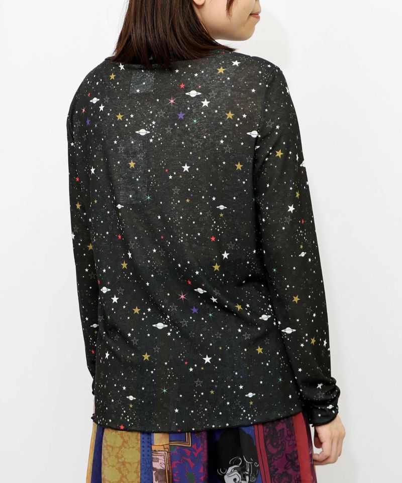 アート・宇宙・花柄 3柄展開 接触冷感シアーロンT-14