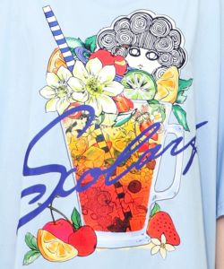 スカラーサングリア柄 接触冷感プルオーバー-19