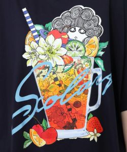 スカラーサングリア柄 接触冷感プルオーバー-23