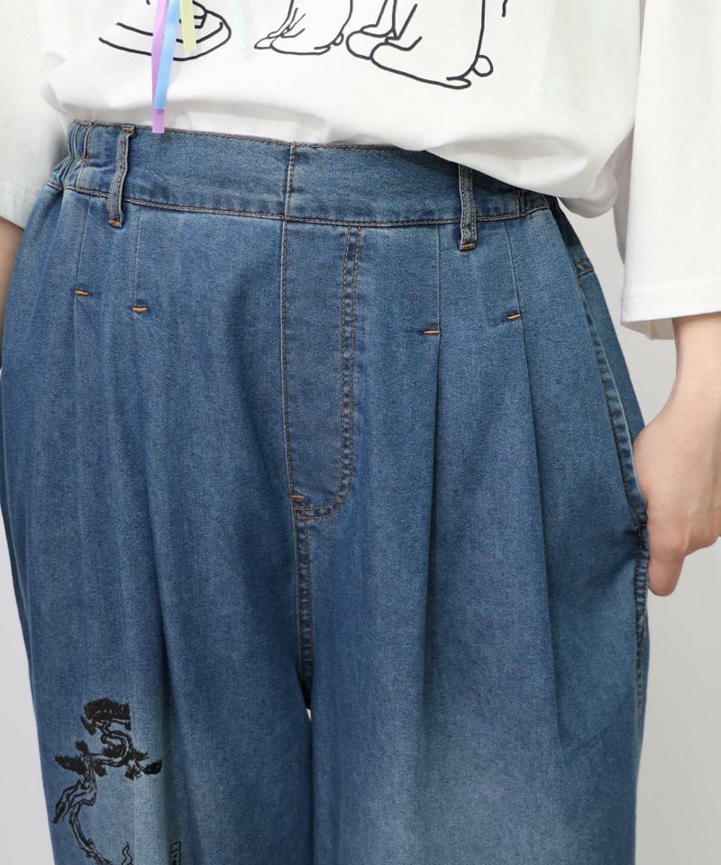 352123：Parityの妖怪柄 冷感デニムの通販-ScoLar