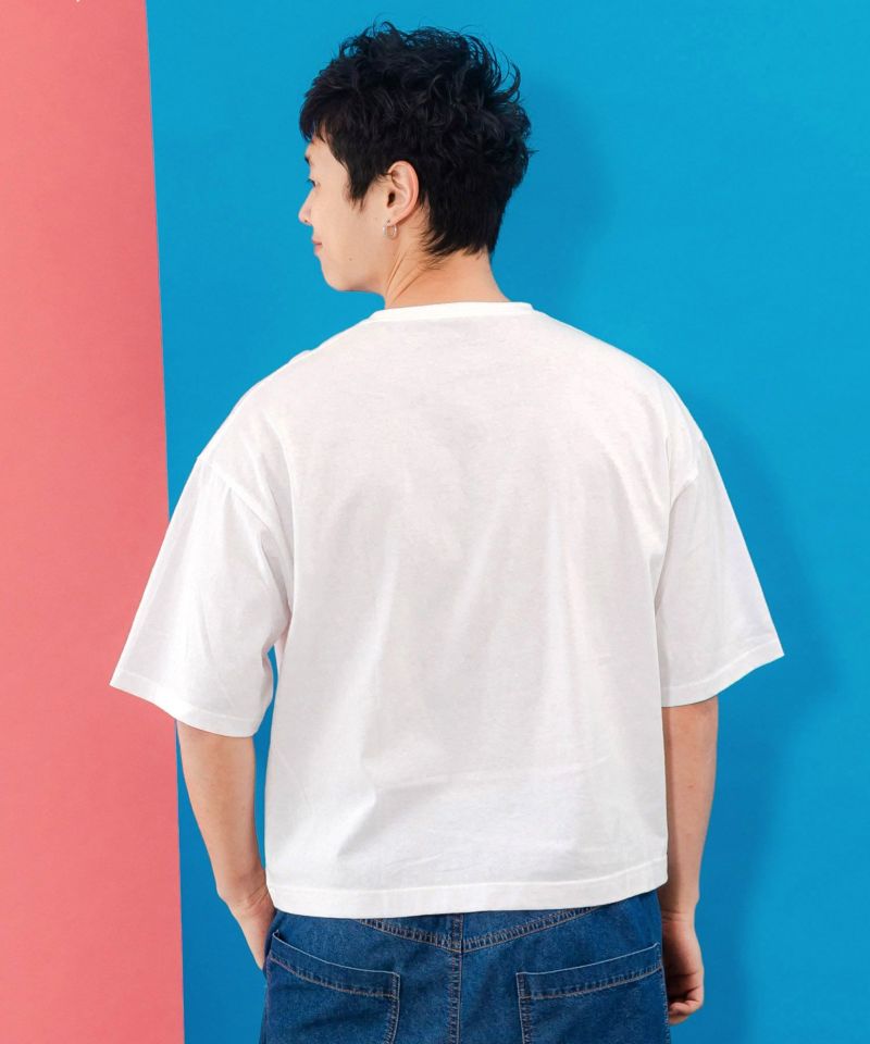 クマとウサギと扇風機Tシャツ-21