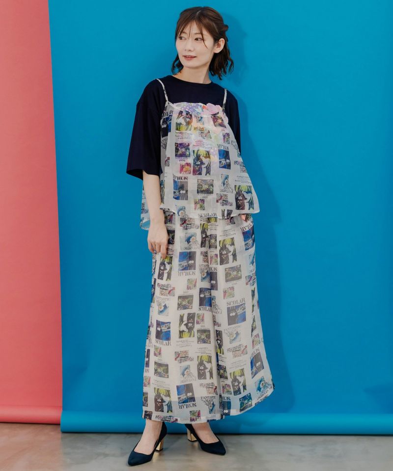 アート・ネコ花柄 2柄展開シアービスチェ-17