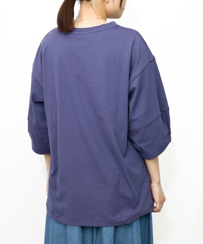 ハグしてくれるウサギぬいアップリケTシャツ-21